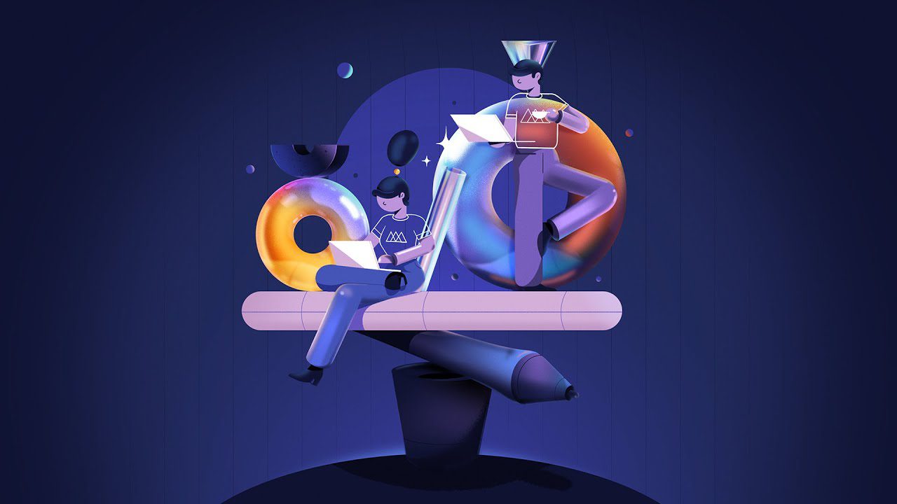 Motion graphic advertising video design