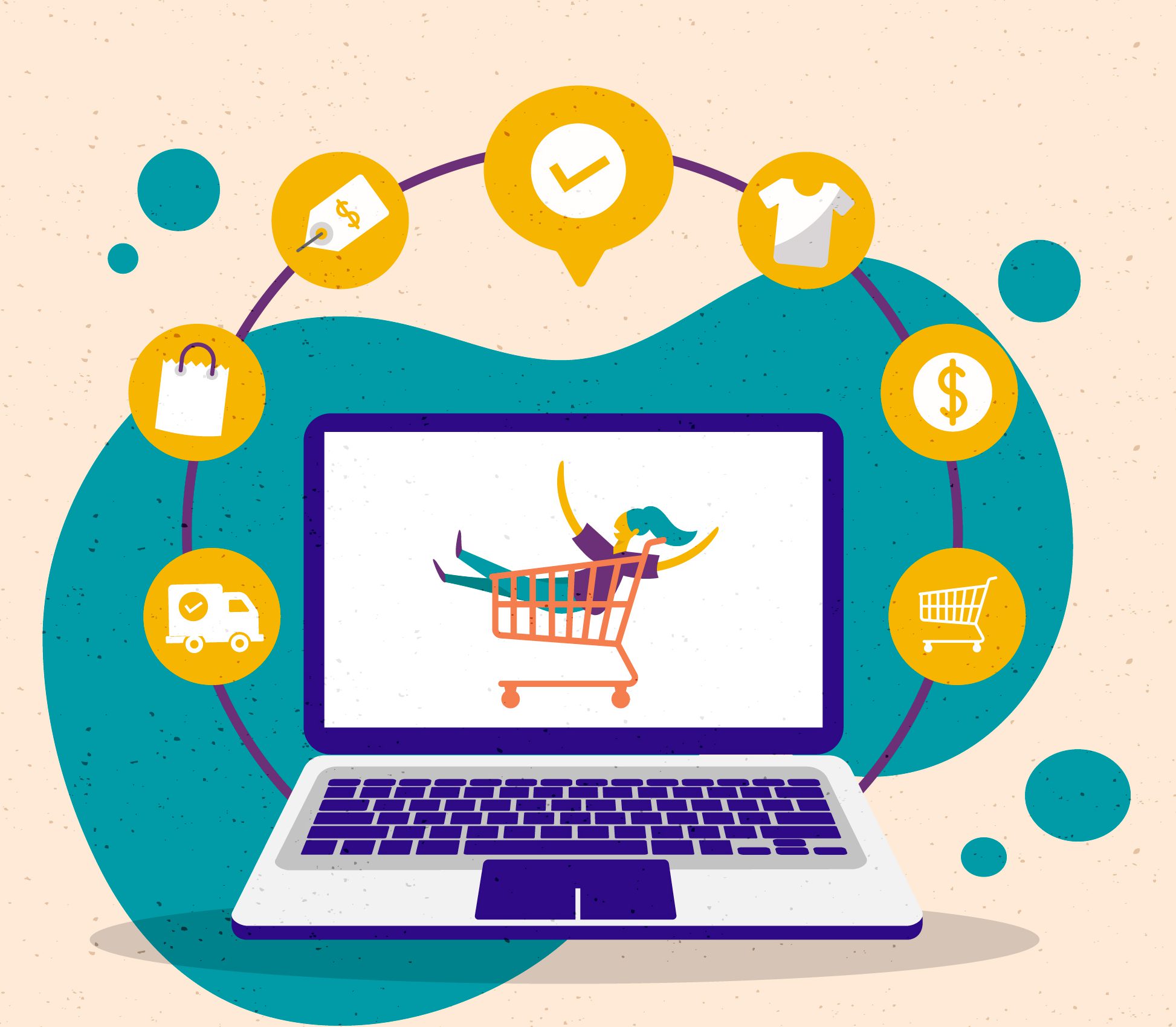 تصميم متجر الكتروني لبيع المنتجات